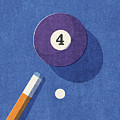 BALLS / Billiards - ball 4 I