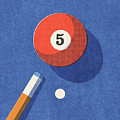 BALLS / Billiards - ball 5 I